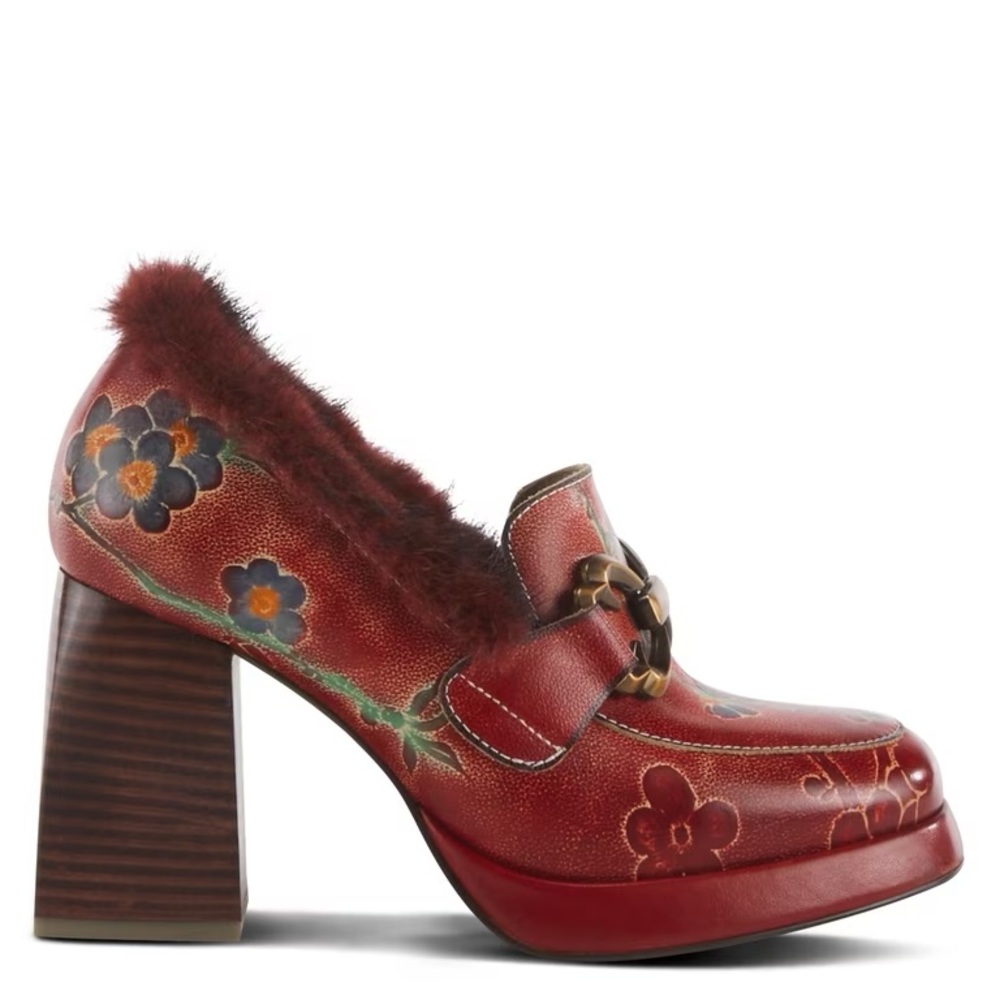 Spring step L’artiste Women’s Tancy leather heeled shoe